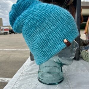 Cozy reversible Blue Knit Beanie